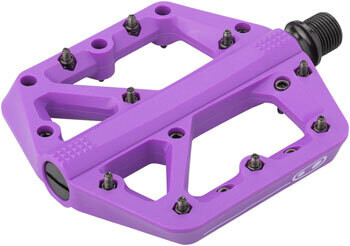 Crankbrothers Stamp 1 Pedals - Platform, Composite, 9/16&quot;, Purple, Large