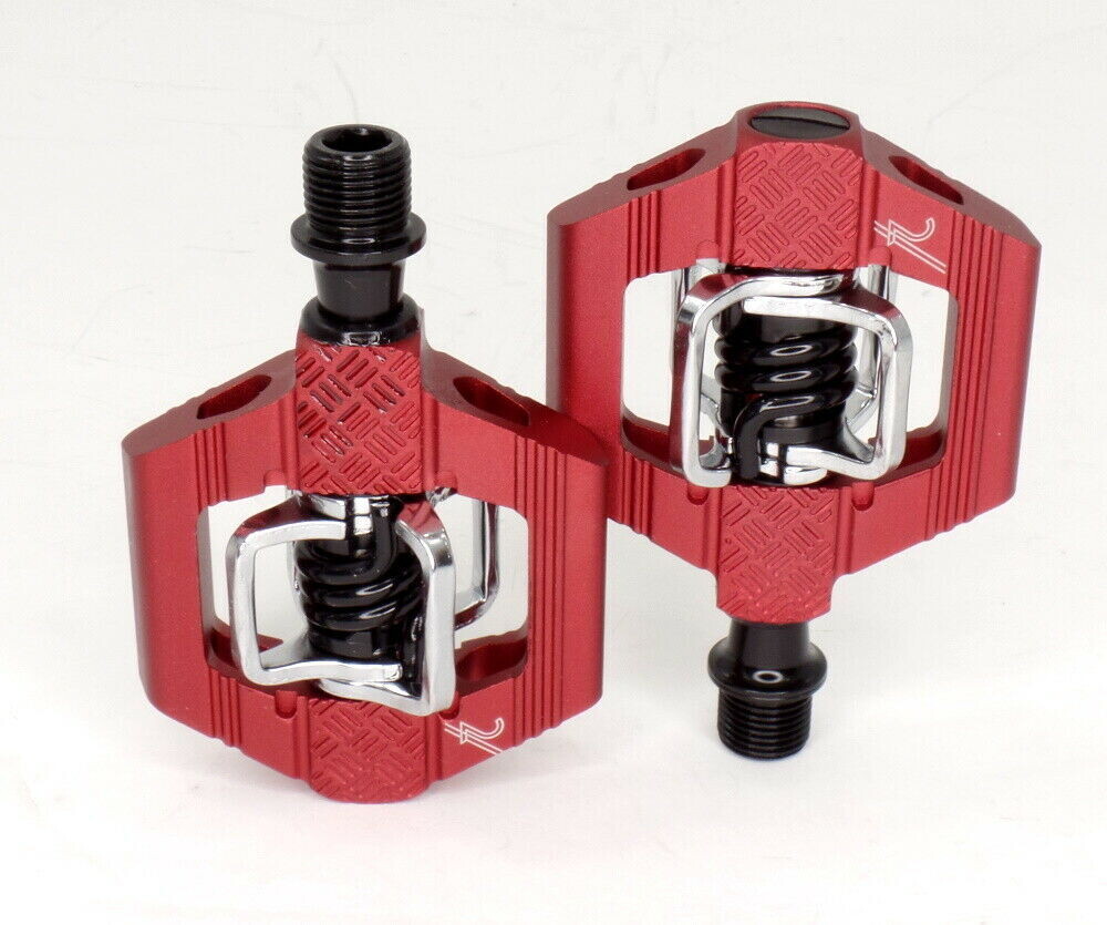 Crankbrothers Candy 2 Mountain Bike Pedals Red/Black w/ Cleats