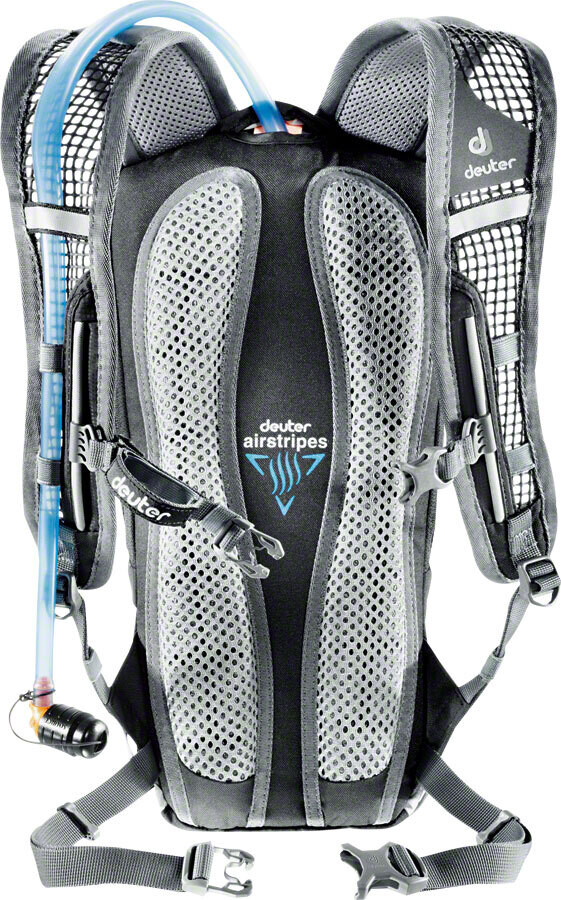 Deuter Compact Lite 3L Hydration Pack: 4L Volume, 3L Reservoir, Black/White