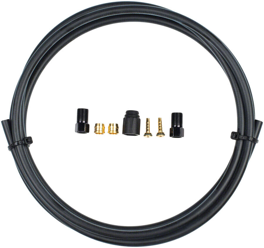 Tektro #10 Hydraulic Brake Hose Kit - With Connecting Bolt Unit, 5.5mm x 2000mm