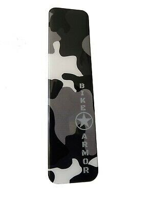 Bike Armor Tough Dome D-tube Frame Protector, Single - Grey Camo
