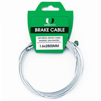 ULTRACYCLE INDIVIDUAL BRAKE CABLE,  1.6 mm,  2800 mm