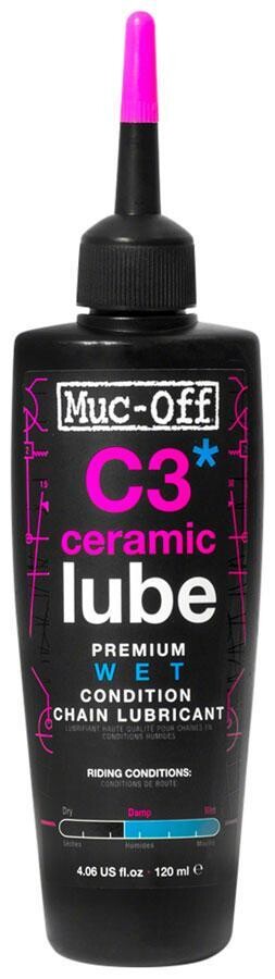 Muc-Off C3 Wet Ceramic Lube: 120ml Bottle