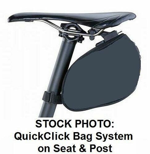 Topeak Aero Wedge Seat Bag: Large Black