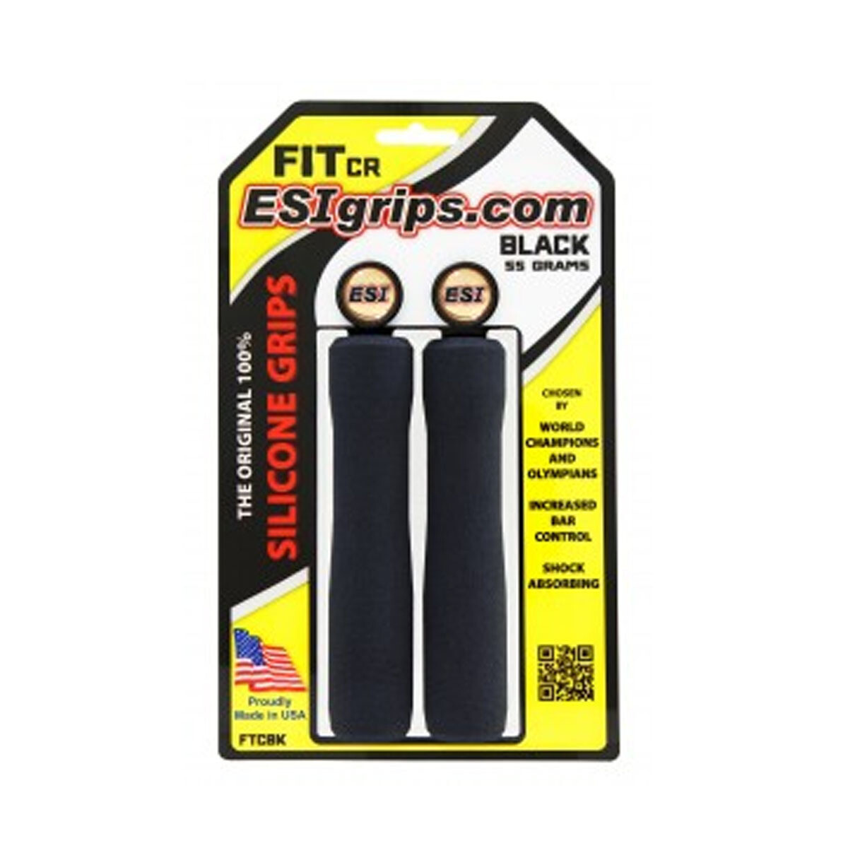 ESI FIT CR Grips: Black