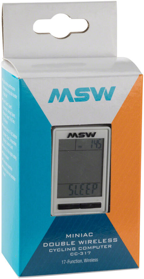 MSW Miniac Double Wireless Cycle Computer MMSW007