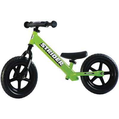 STRIDER SPORTS 12'' SPORT NO-PEDAL BALANCE BIKE, Green