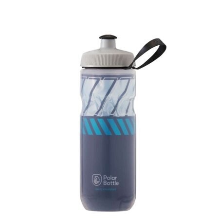 Polar Bottle Sport Insulated Tempo Water Bottle - 20oz - Navy/Sky Blue