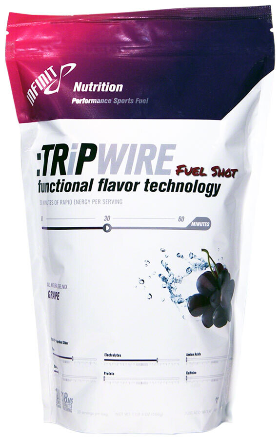 Infinit Nutrition TRiPWIRE High Electrolyte Drink Mix: Grape 20 Serving Bag MINFINITN17