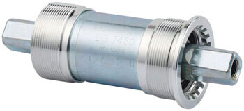 FSA (Full Speed Ahead) PowerPro JIS Cartridge Bottom Bracket - JIS, 68x122.5mm, Silver