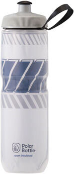 Polar Bottles Sport Insulated Tempo Water Bottle - 24oz, White/Navy