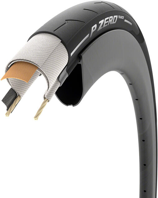 Pirelli P ZERO Race Tire - 700 x 26, Clincher, Folding, Black