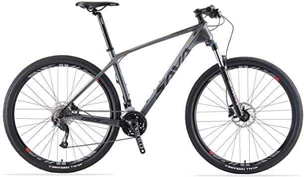 Sava Deck 2.0 MTB Medium (17)/29" wheel size SHIMANO ALTUS MSAVA DECK2.0 Carbon Mountain bike 2000 27S 3/9spd Black/Grey