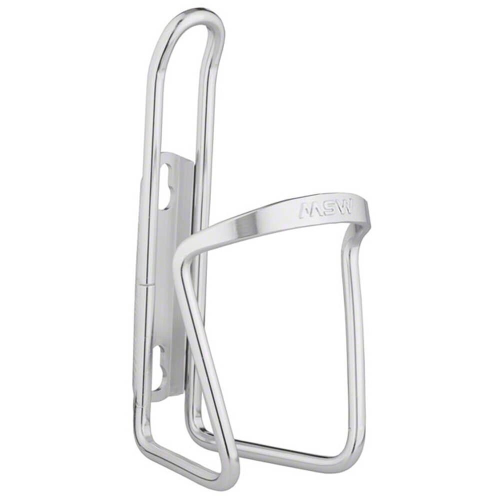MSW AC-100 Basic Water Bottle Cage: Silver 33235
