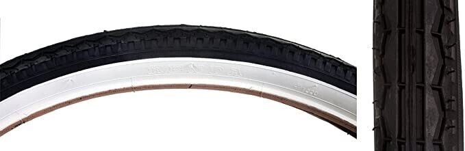 Kenda, Street K123, Tire, 26''x1.75, Wire, Clincher, white