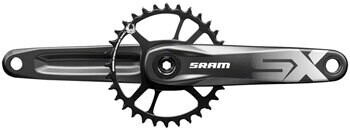 SRAM SX Eagle Boost Crankset - 175mm, 12-Speed, 32t, Direct Mount, DUB Spindle Interface, Black, A1