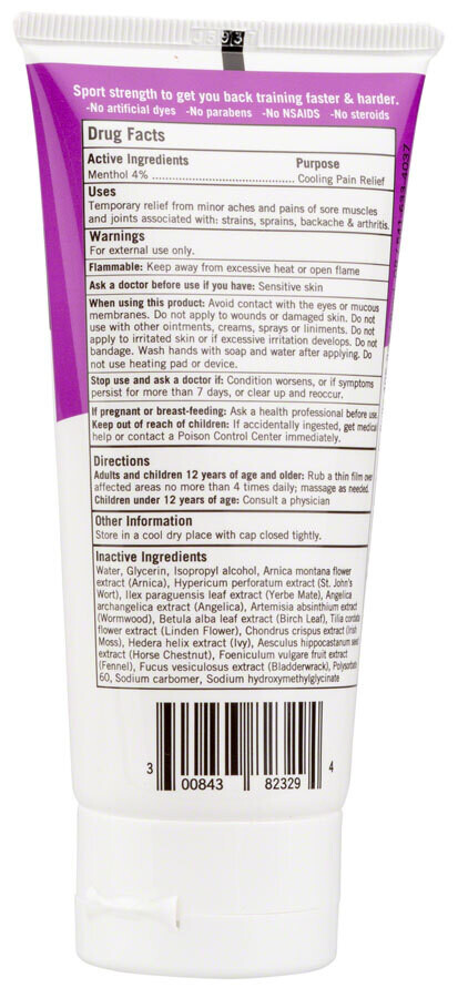 Zealios Race Relief Cold Therapy Gel - 3oz Tube