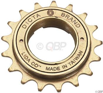 Dicta Standard BMX Freewheel - 18t, Gold