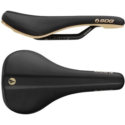 SDG Bel Air V3 Saddle - Lux Rails, Tan/Black