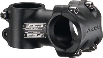 FSA (Full Speed Ahead) Omega Stem - 70mm, 31.8 Clamp, +/-6, 1 1/8&quot;, Alloy, Black