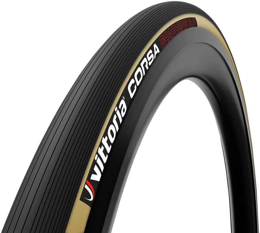 Vittoria Corsa G2.0 Tire - 700 x 25, Clincher, Folding, Black/Para, 320tpi