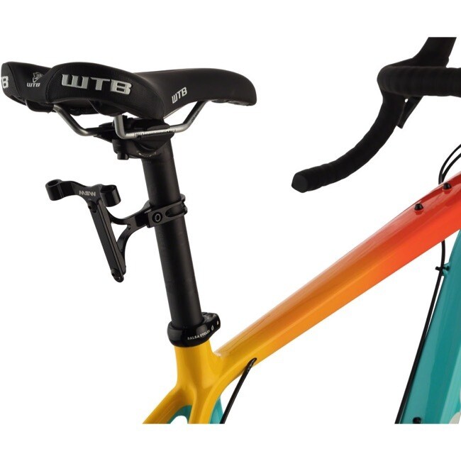 MSW Seltzer Mount - CO2 and Bottle Cage holder with 27.2mm clamp, Black