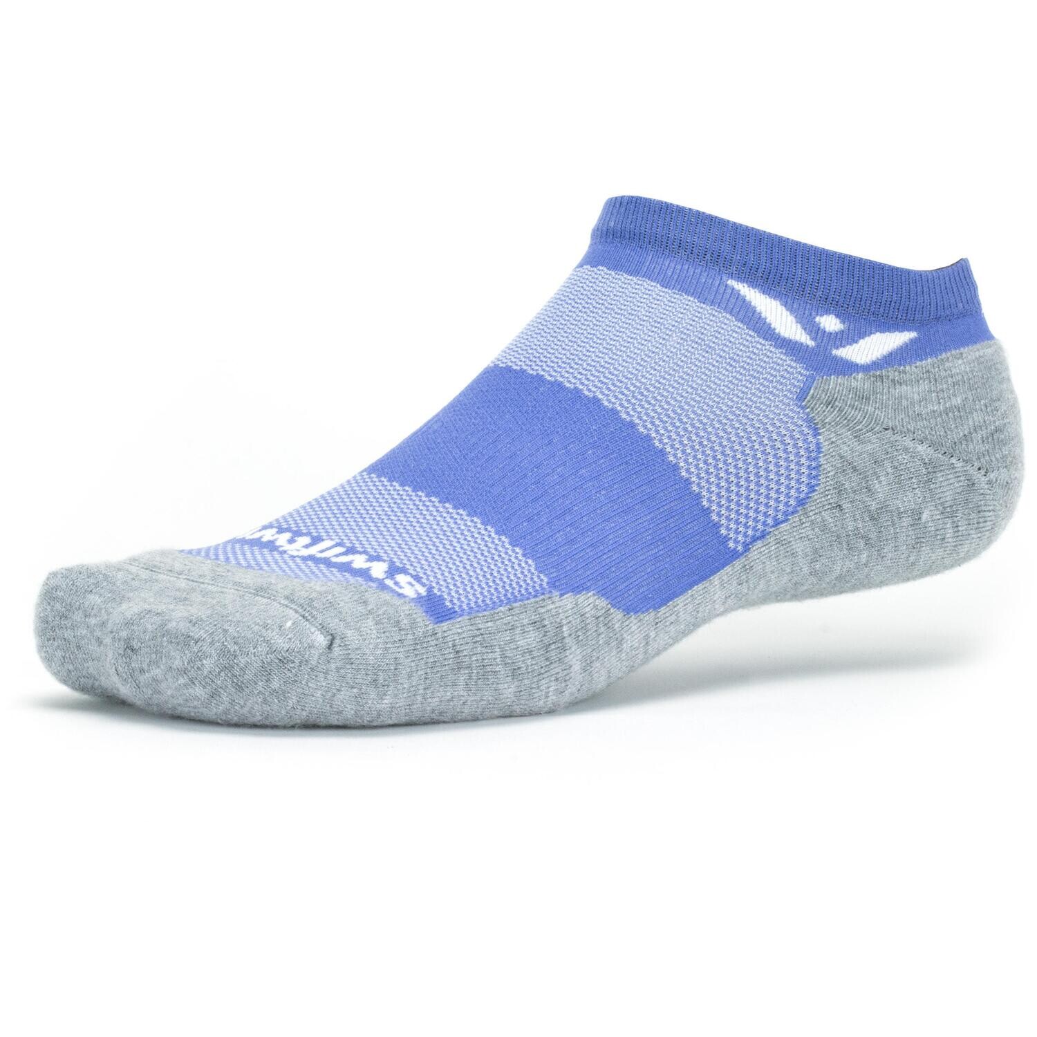 SwiftWick Gray Blue Zero MED Socks
