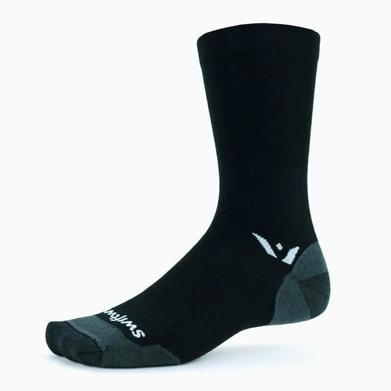Swiftwick Pursuit Seven Ultralight Socks - 7 inch, Black, Large