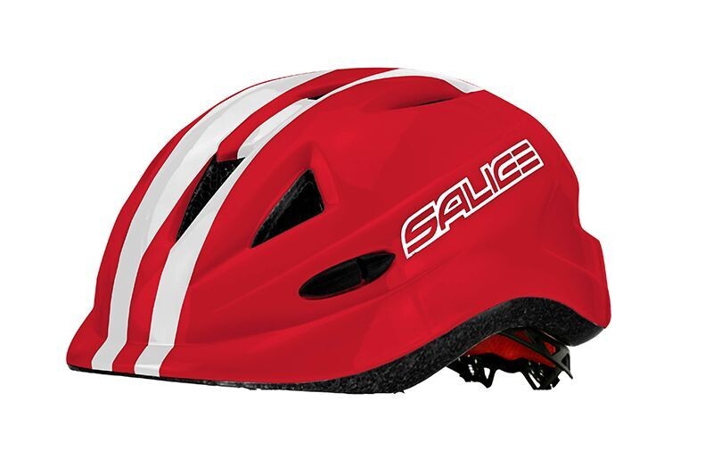 Salice Mini Kids Helmet One size fits all with size adjuster 46 -->54 - Red
