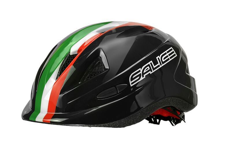 Salice Mini Kids Helmet One size fits all with size adjuster 46 -->54 - Black Italy