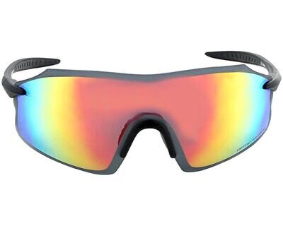 Optic Nerve Fixie PRO Sunglasses: Matte Black with Smoke Red Mirror