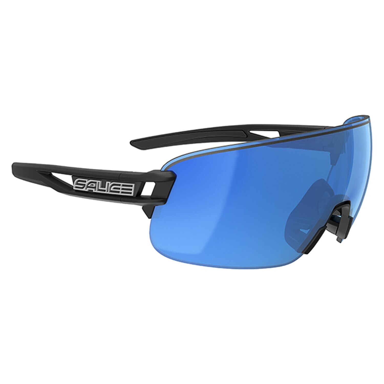Salice Unisex Sunglasses High-Tech Model 021- Black Blue