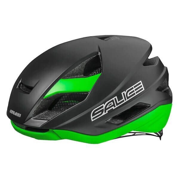 SALICE LEVANTE UNISEX HELMENTS MTB AND ROAD (XS-52-58) - GREEN BLACK