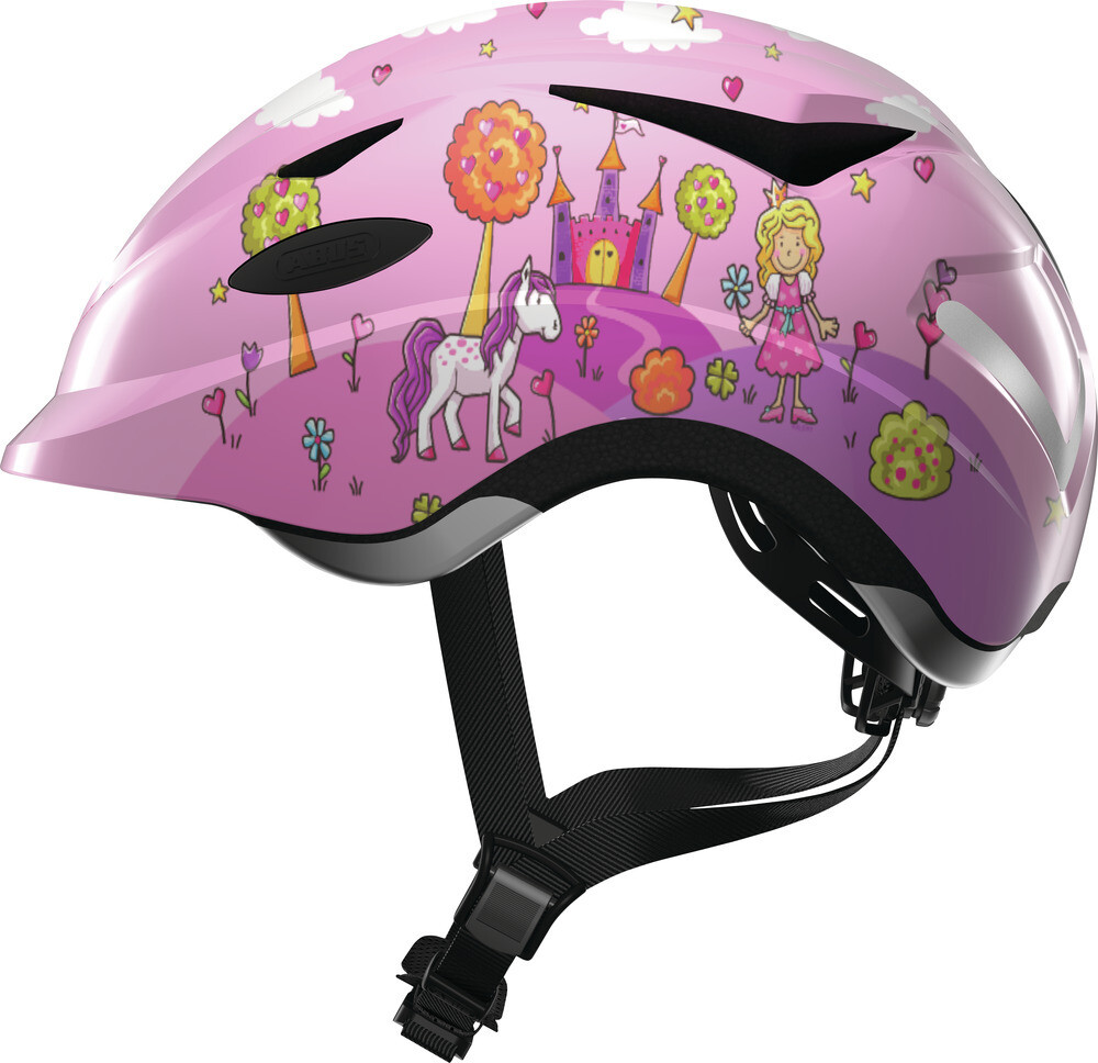 Cycling Helmet ABUS Anuky Childs Princess Medium 52-57cm Lightweight Rear LED 