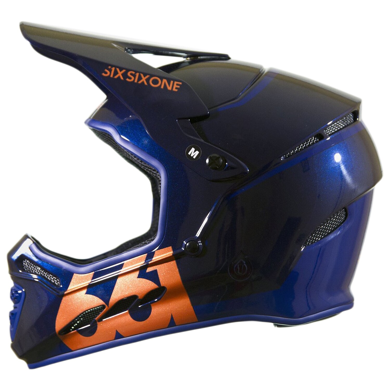 SixSixOne Reset Full Face Helmet, Small, Midnight Copper Large