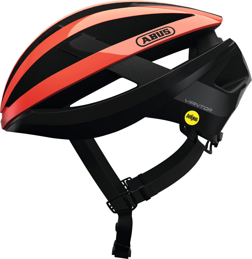 Abus Unisex Viantor MIPS - Shrimp Orange, Small 51-55cm