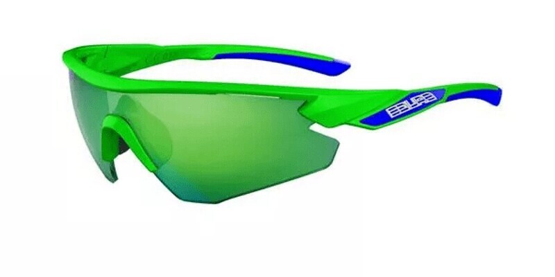 Salice Unisex Sunglasses High-Tech Model 012 RW LENSES FLOW GREEN