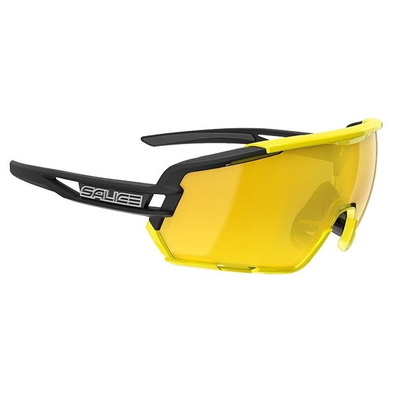 Salice Unisex Sunglasses High-Tech Model 020 RW BLACK YELLOW