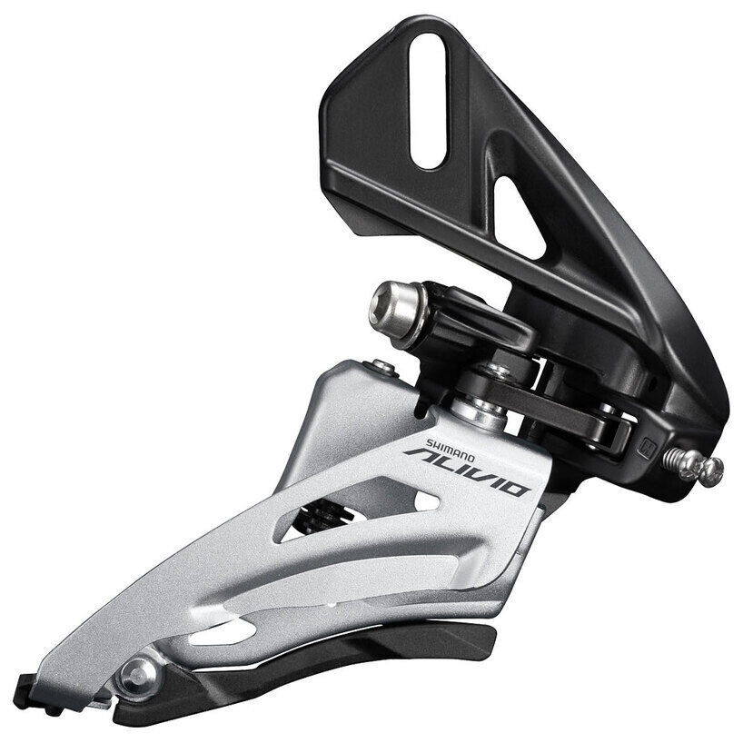 SHIMANO FRONT DERAILLEUR, FD-M4020-D, ALIVIO, FOR 2X9, SIDE SWING, FRONT-PULL, DIRECT MOUNT, CS-ANGLE: 64-69, FOR TOP GEAR: 36T, CL: 48.8MM