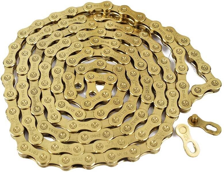 Bibike 12 Speed Bike Chain 126 Link 1/2" x11/128 Chain Suitable for All 12-Speed Bike