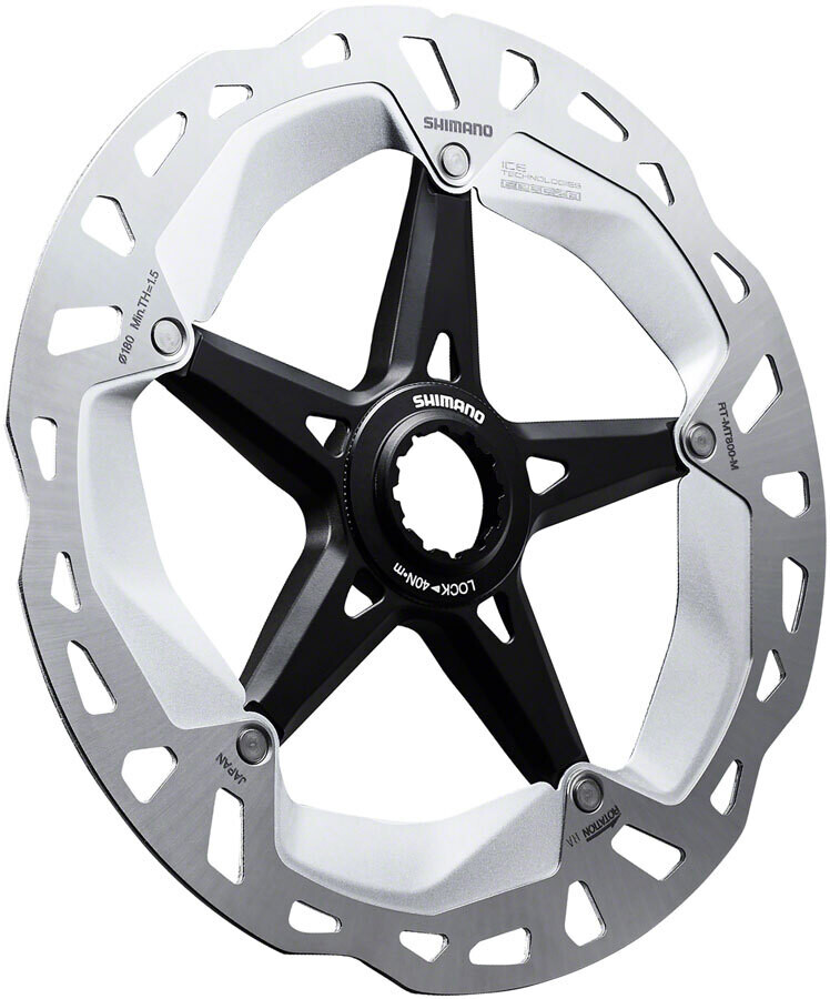ROTOR FOR DISC BRAKE, RT-MT800, M 180MM, W/LOCK RING