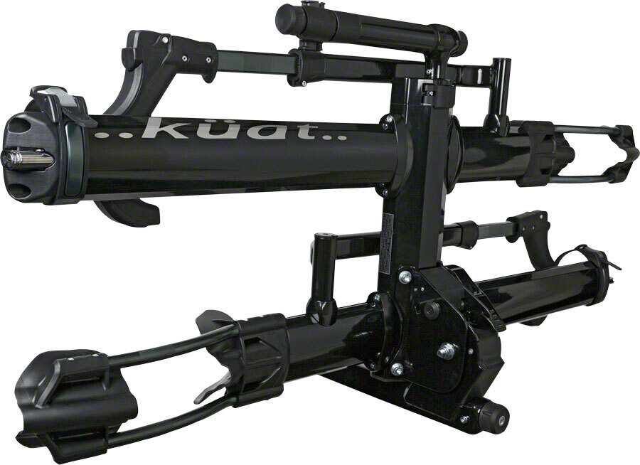 Kuat NV 2.0 2-Bike Tray Hitch Rack: Metallic Black and Chrome 2 Receiver MKUAT14