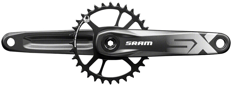 SRAM SX Eagle Crankset - 170mm, 12-Speed, 32t, Direct Mount, DUB Spindle Interface, Black, A1