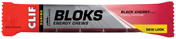 CLIF BLOKS Energy Chews - Black Cherry  2.1 Ounce