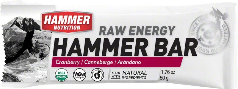 Hammer Bar: Cranberry 1.76oz vegan