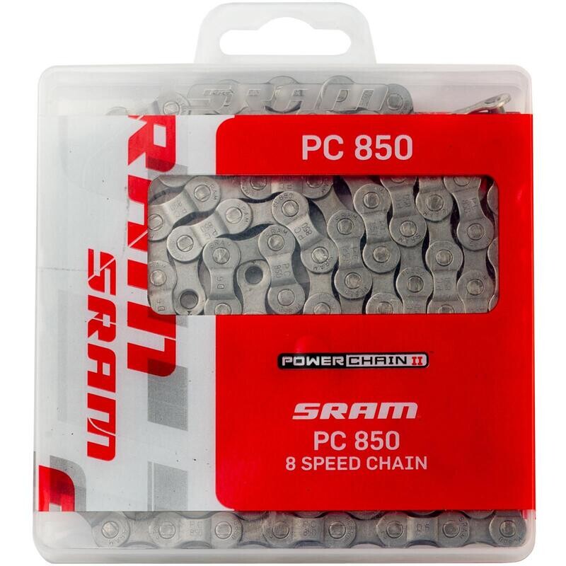 SRAM PC-850 Chain - 6, 7, 8-Speed, 114 Links, Silver