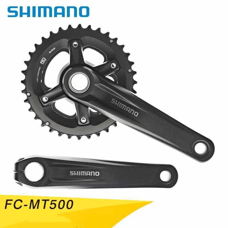 Shimano Deore FC-MT500-2 MTB Mountain Bike 2×10 Speed Crankset 36-26T 170mm/175mm 2-piece Chainring HollowTech