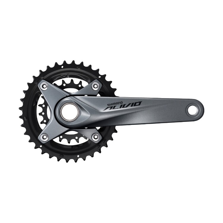 Shimano Alivio FC-M4050-B2 Crankset - 175mm, 9-Speed, 36/22t, 104/64 BCD, Hollowtech II Spindle Interface, Black