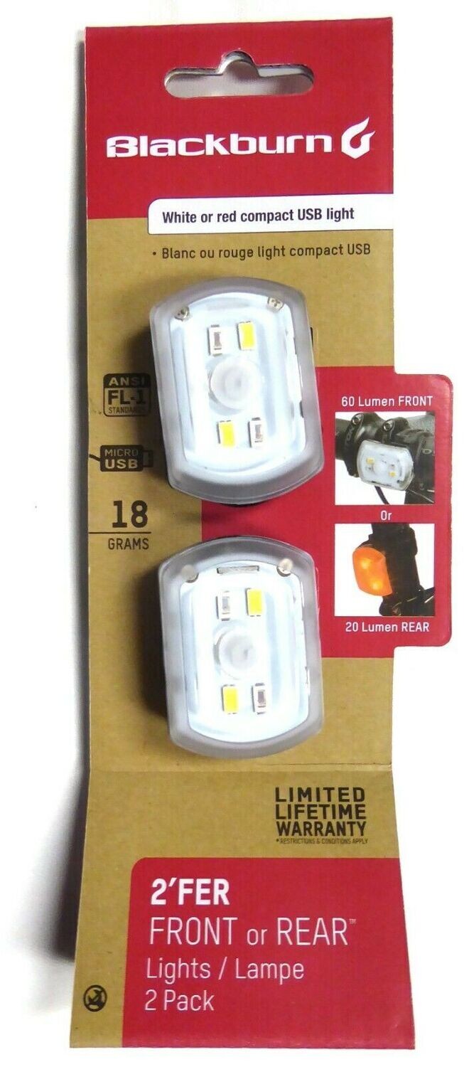 BLACKBURN 2' FER FRONT REAR USB