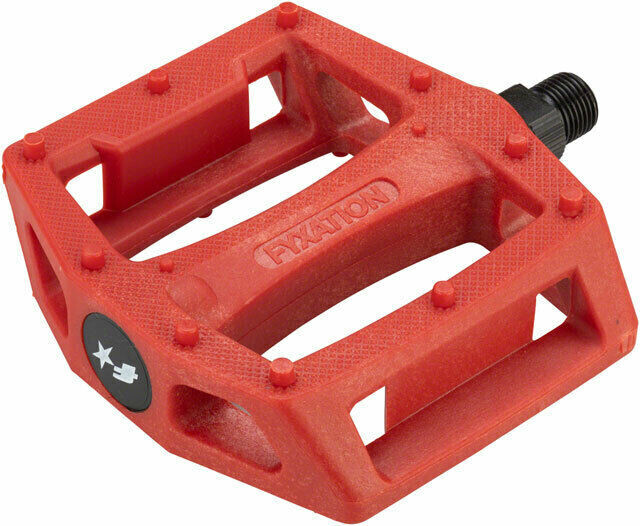 Fyxation Gates Nylon Platform 9/16'' Pedals, Red